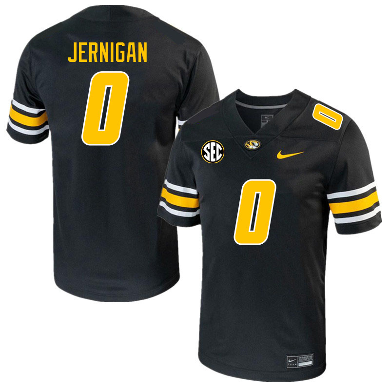 Men #0 Jayden Jernigan Missouri Tigers College 2023 Football Stitched Jerseys Sale-Black - Click Image to Close